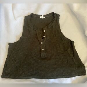 NEVER WORN Aerie Waffle Muscle Tank! Super cute for summer!